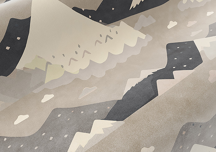 Serene Summit, Breeze - Roman Blind - Image 4